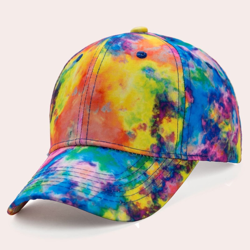 

Tie Dye Baseball Cap, Multicolor