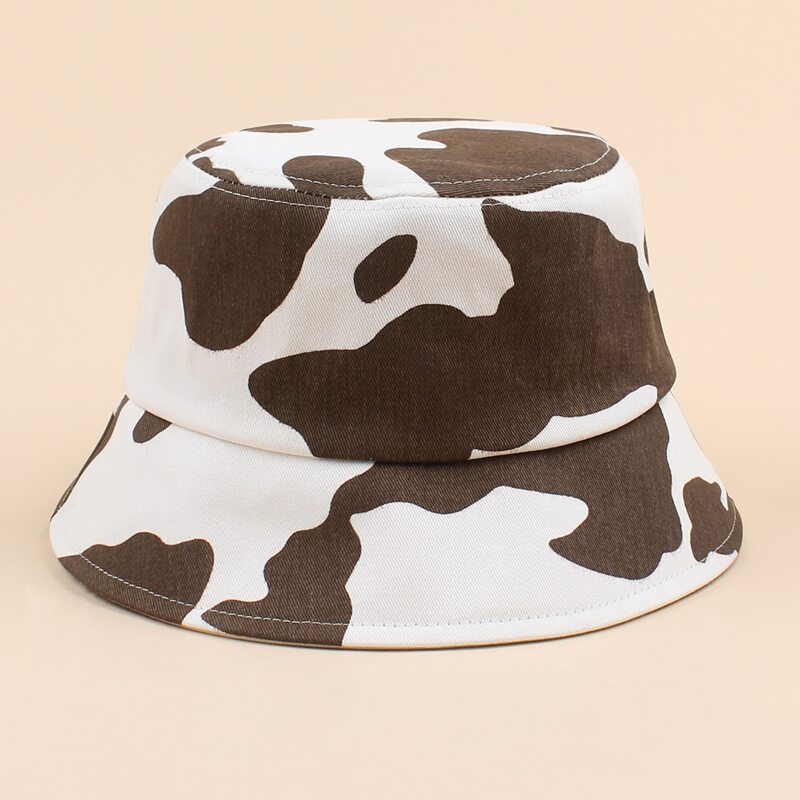 

Cow Print Bucket Hat, Multicolor
