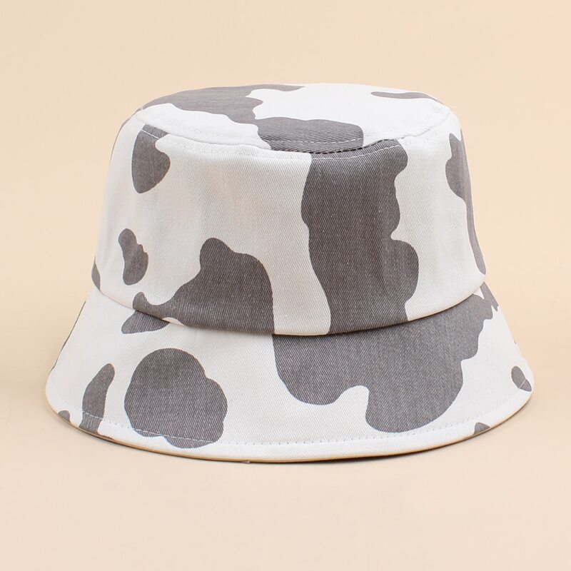 

Cow Print Bucket Hat, Multicolor