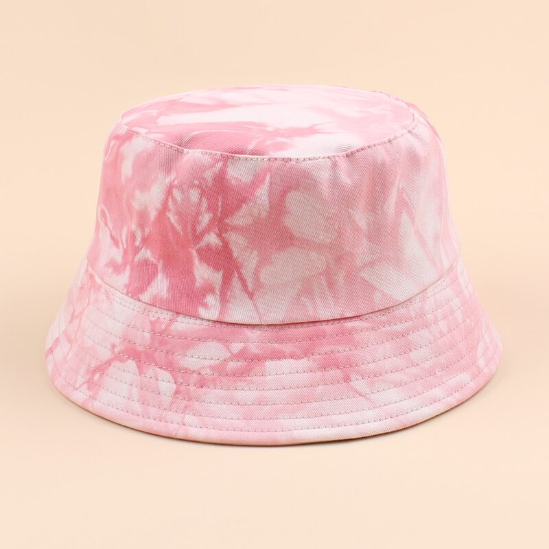 

Tie Dye Reversible Bucket Hat, Pink