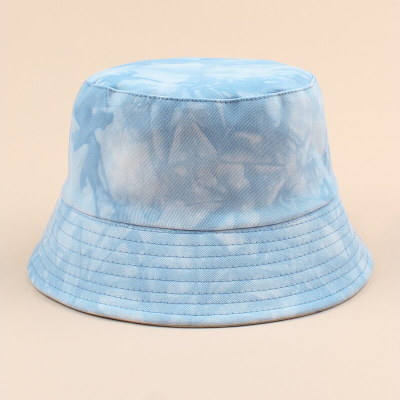 

Tie Dye Reversible Bucket Hat, Baby blue