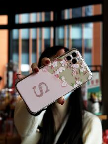 Funda de móvil transparente con estampado de letra - Multicolor - Ver 2