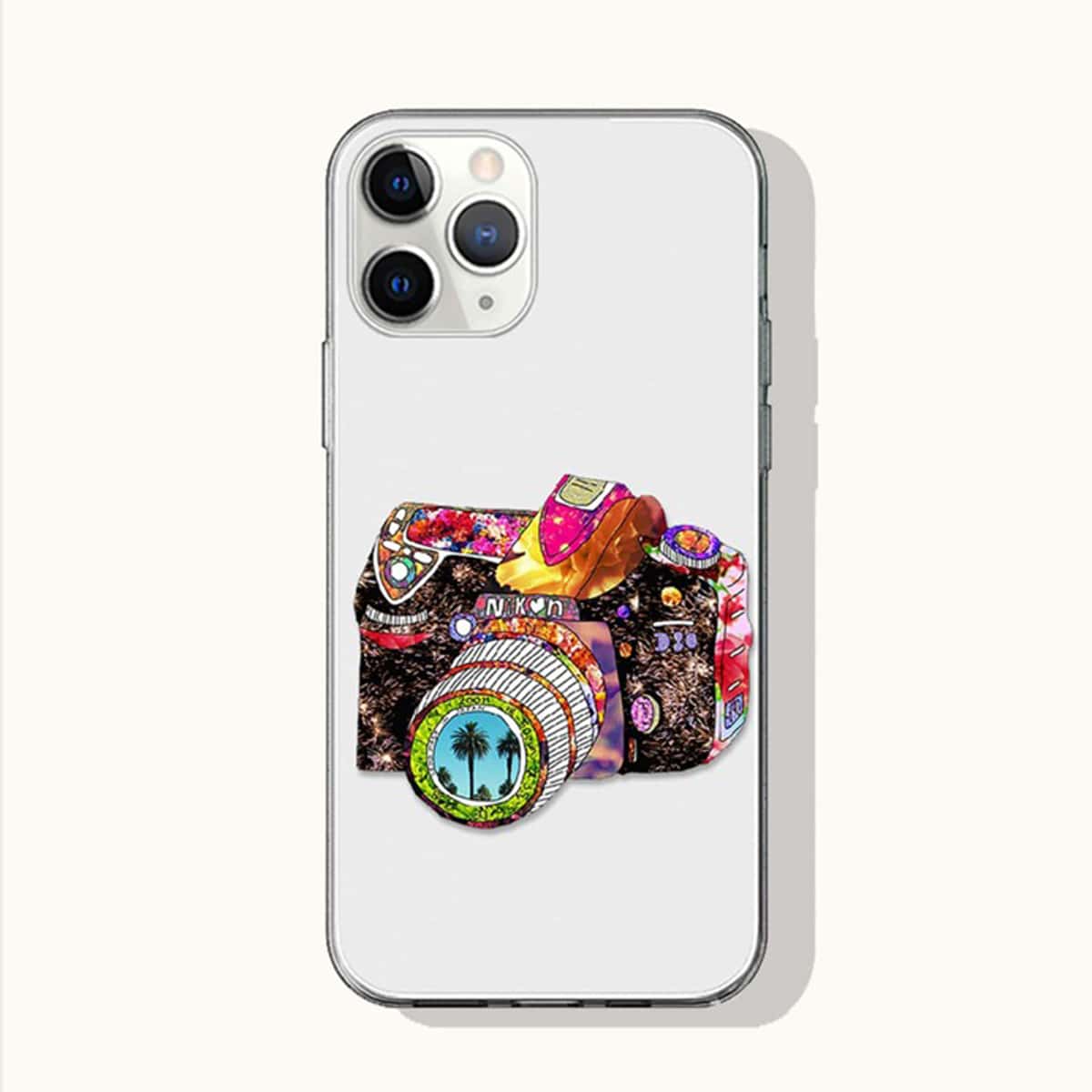

Camera Print Phone Case, Multicolor