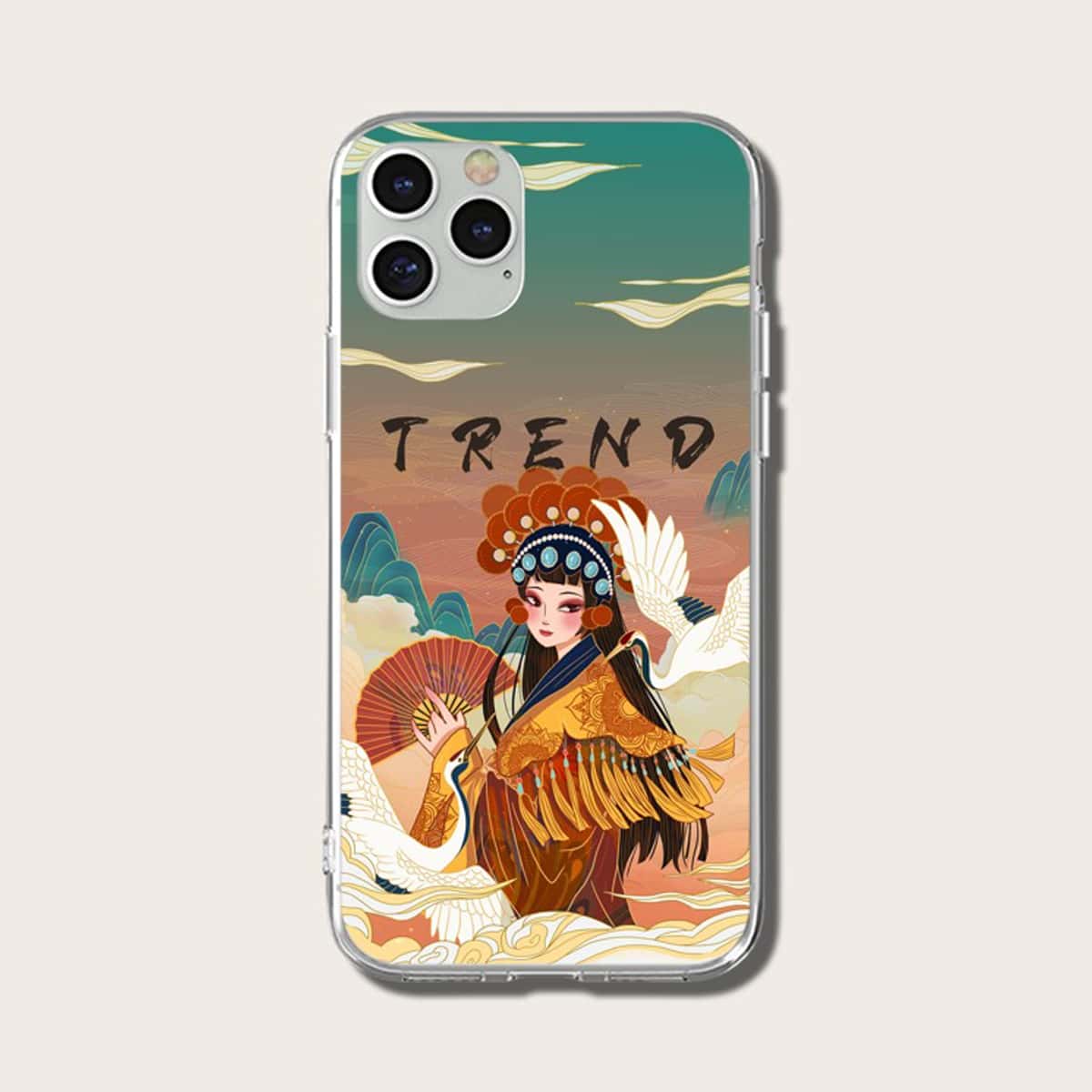 

Chinese Opera Girl Phone Case, Multicolor