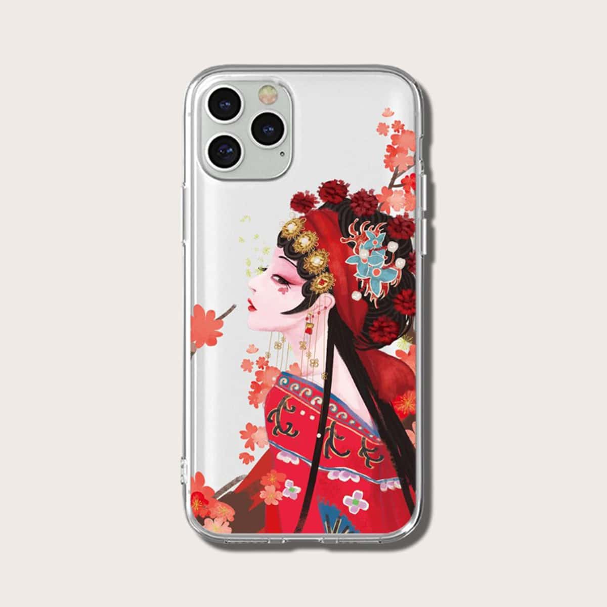 

Chinese Opera Girl Phone Case, Multicolor