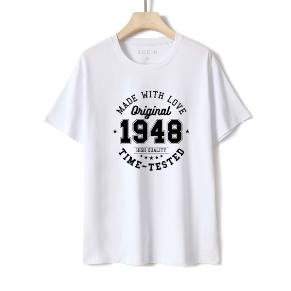 

Slogan Graphic Short Sleeve Tee, White