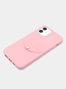 Phone Case With Card Holder - Pink - View 2