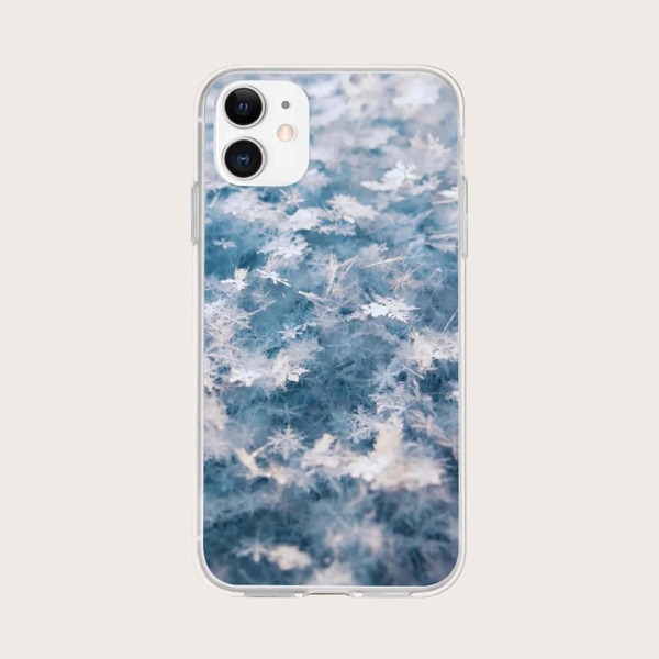 

Snowflake Pattern Phone Case, Multicolor