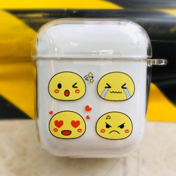 

Cartoon Graphic Clear Case For Airpods