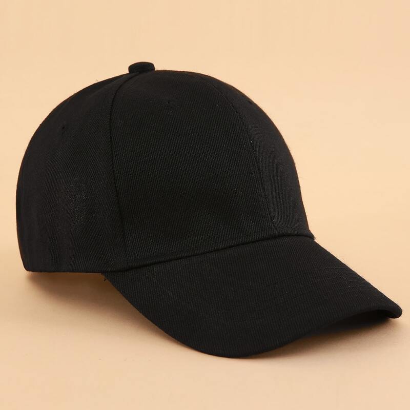 

Solid Baseball Cap, Black