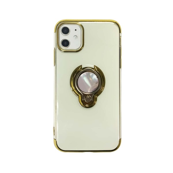 

Phone Case With Magnetic Phone Ring Holder, Gold