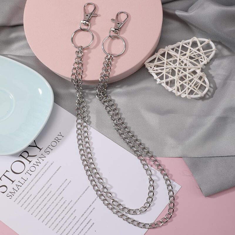 

Ring Linked Pants Chain, Silver
