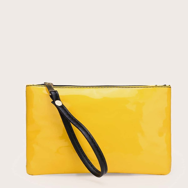 

Minimalist Wristlet Bag, Yellow