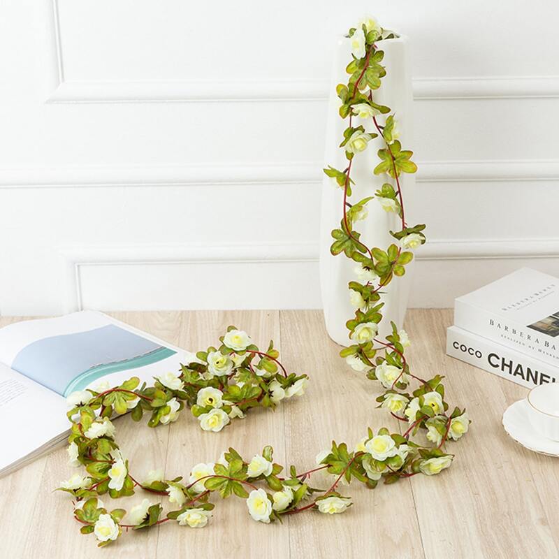 

1pc Artificial Flower Vine, White