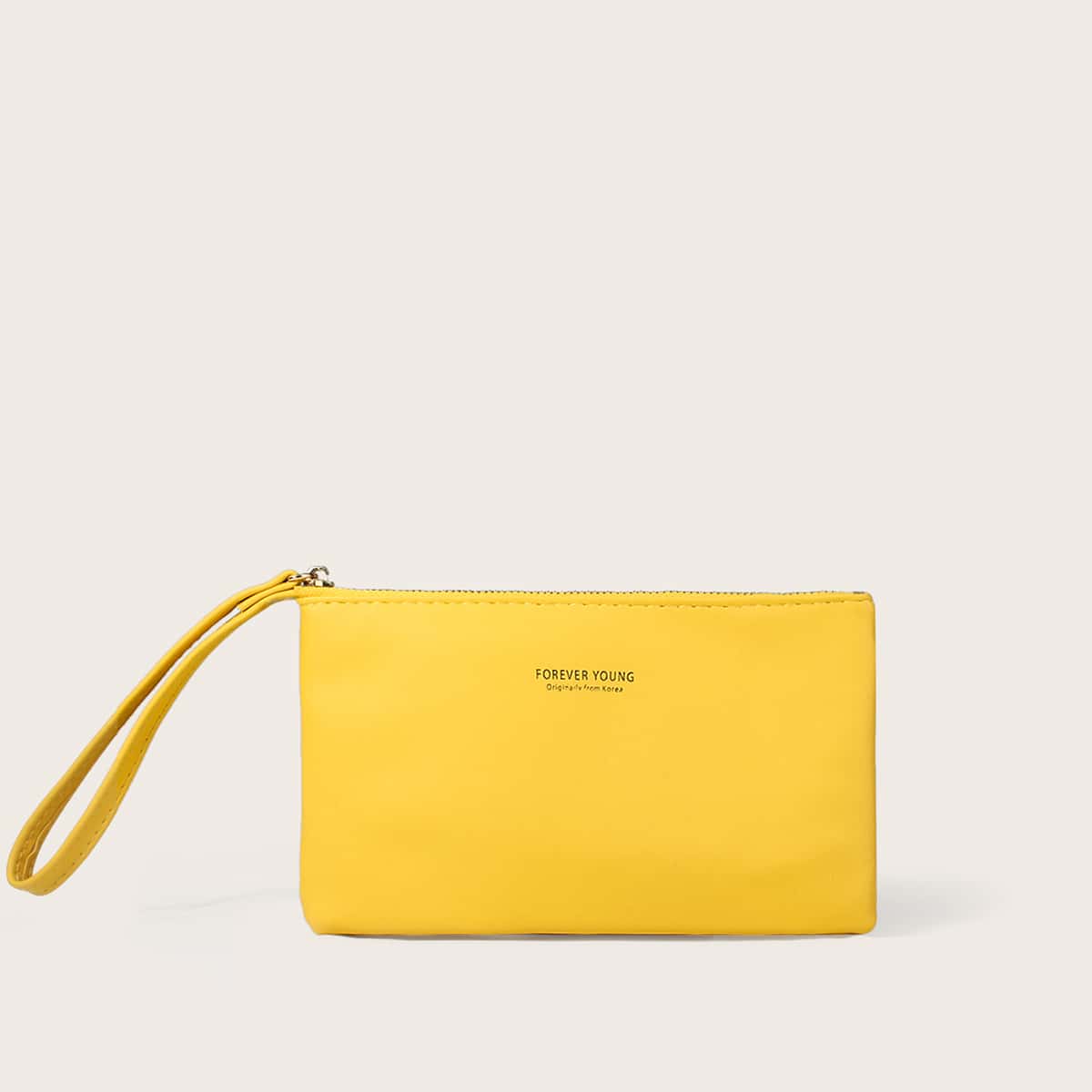 

Letter Graphic Long Wallet, Yellow