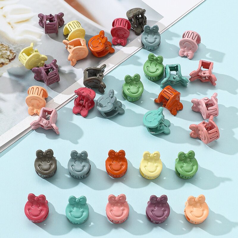 

15pcs Random Cartoon Mini Hair Claw, Multicolor