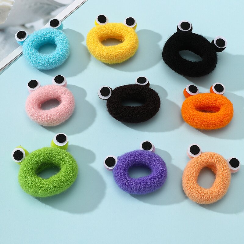 

4pcs Random Cartoon Eyes Hair Tie, Multicolor
