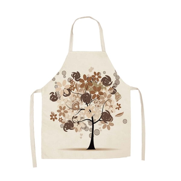 

Tree Print Apron, Multicolor