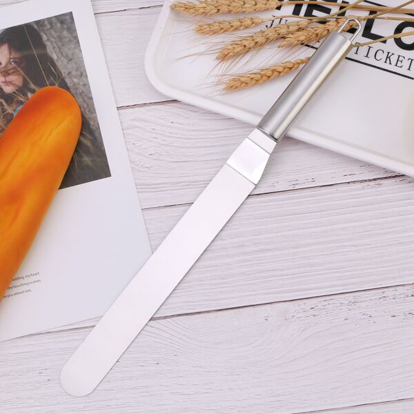 

1pc 10 Inch Stainless Steel Spatula, Silver