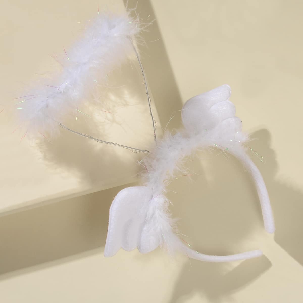 

1pc Angel Design Headband, White