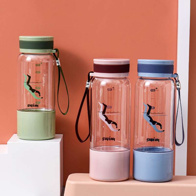 

1pc Random Portable Water Bottle, Multicolor