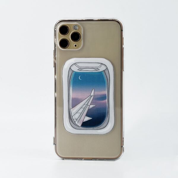 

Aircraft Print Phone Case, Clear