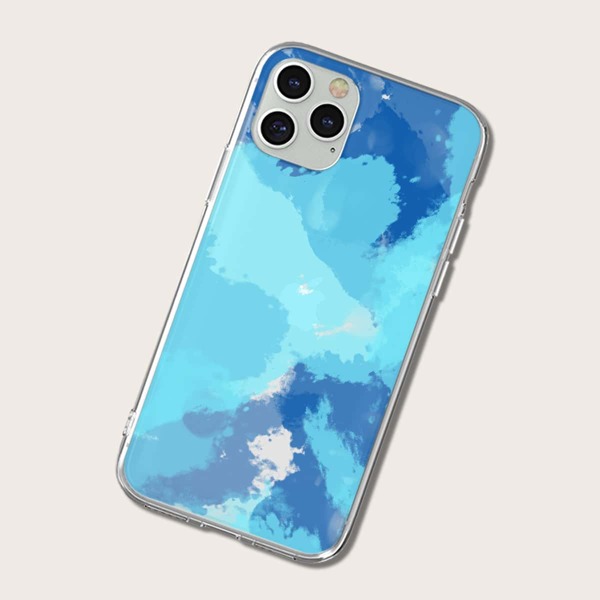 

Water Color Phone Case, Blue