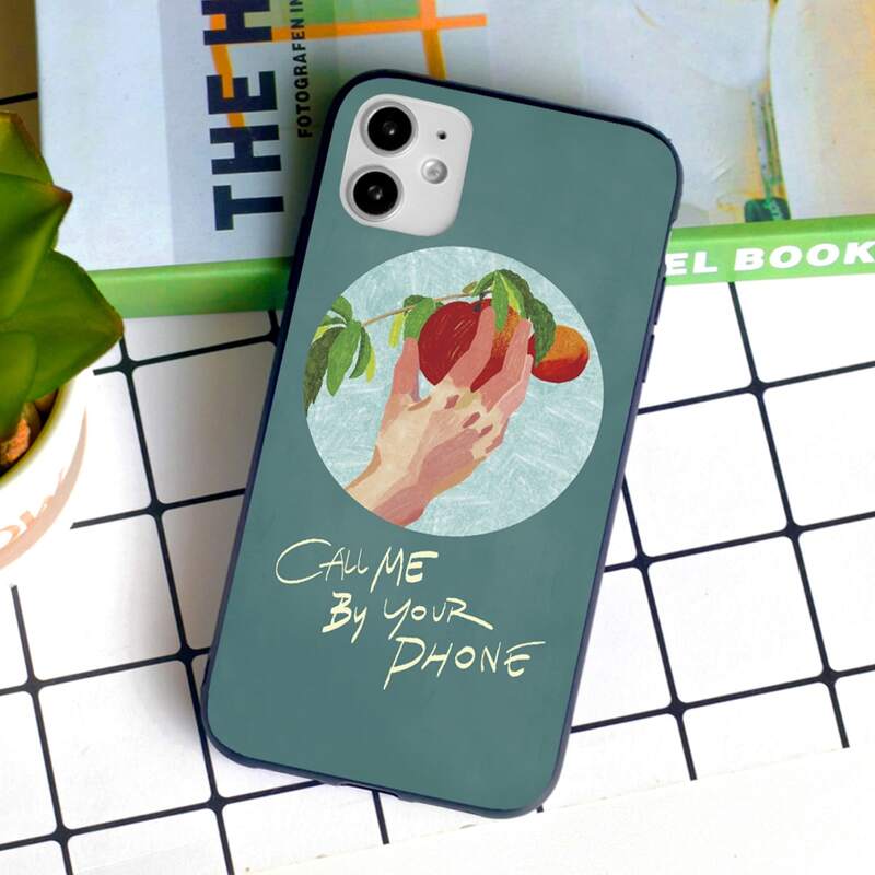 

Oil Painting Pattern Phone Case, Dark green