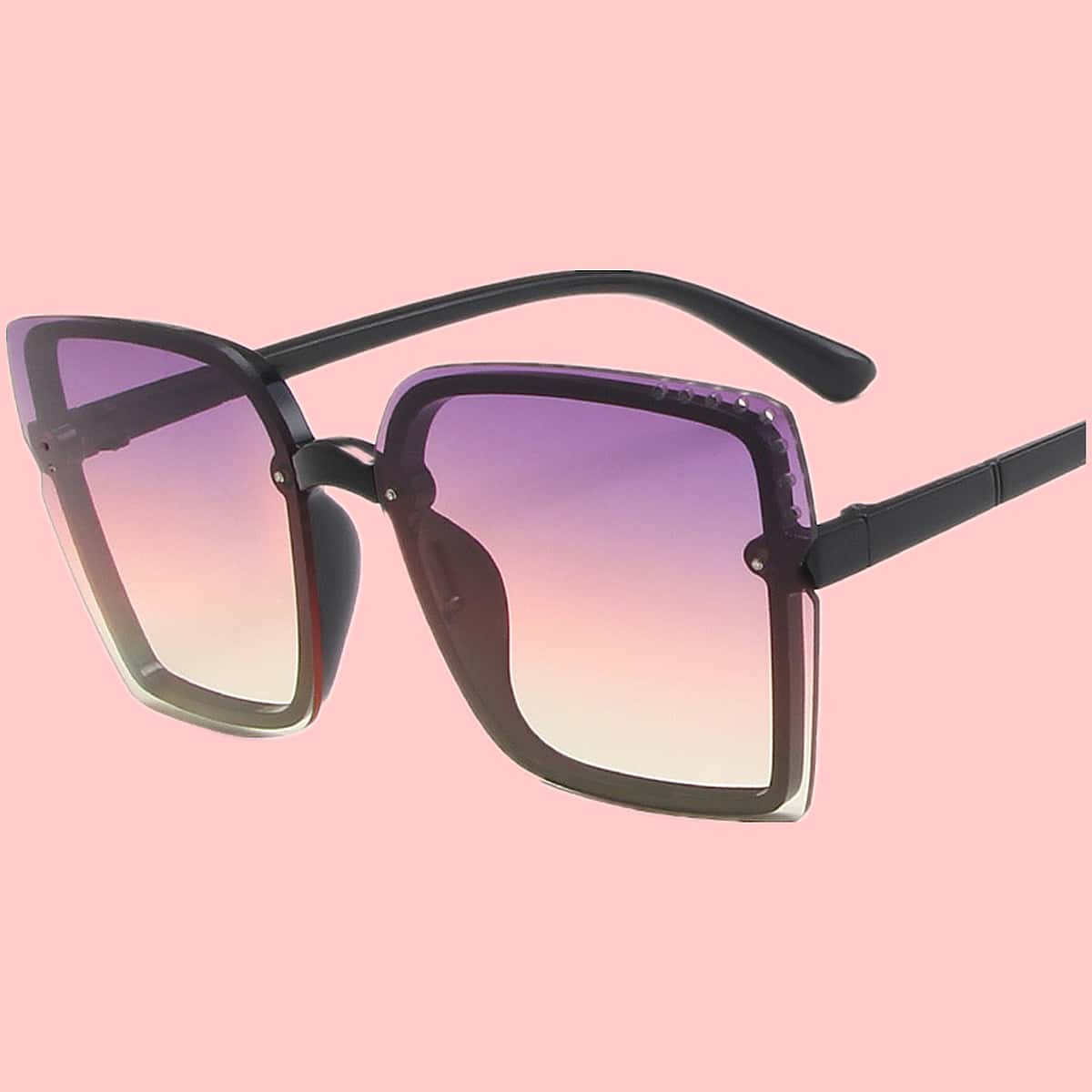 

Ombre Square Frame Sunglasses
