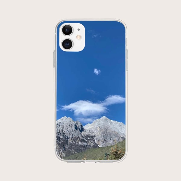 

Mountain Pattern Phone Case, Multicolor