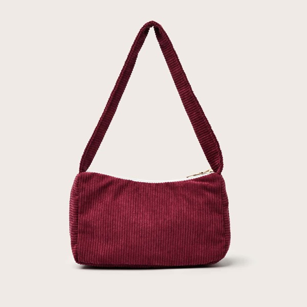 

Minimalist Baguette Bag, Burgundy