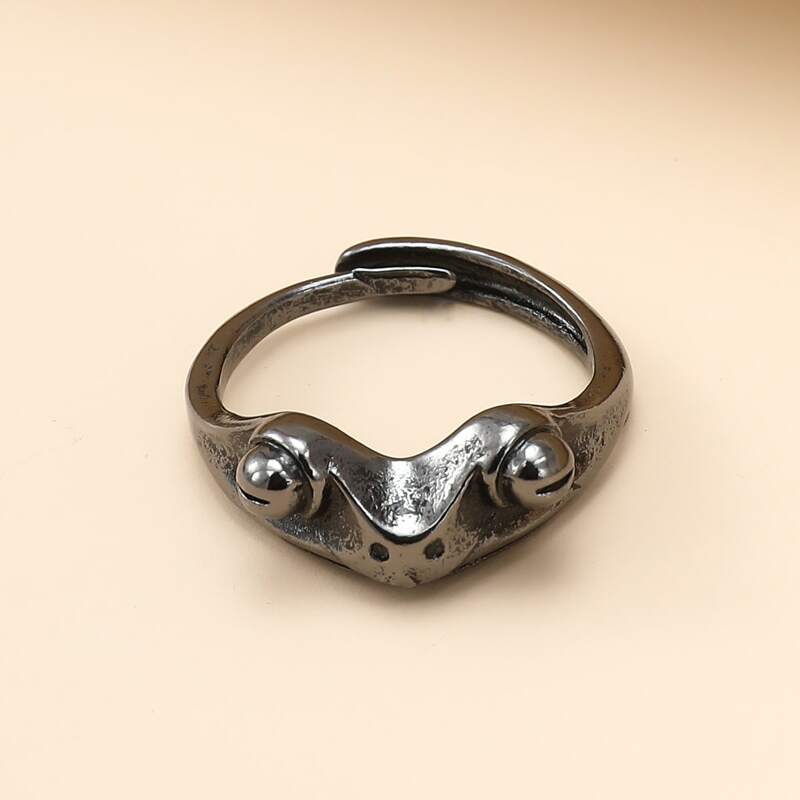 

1pc Frog Ring, Gun black