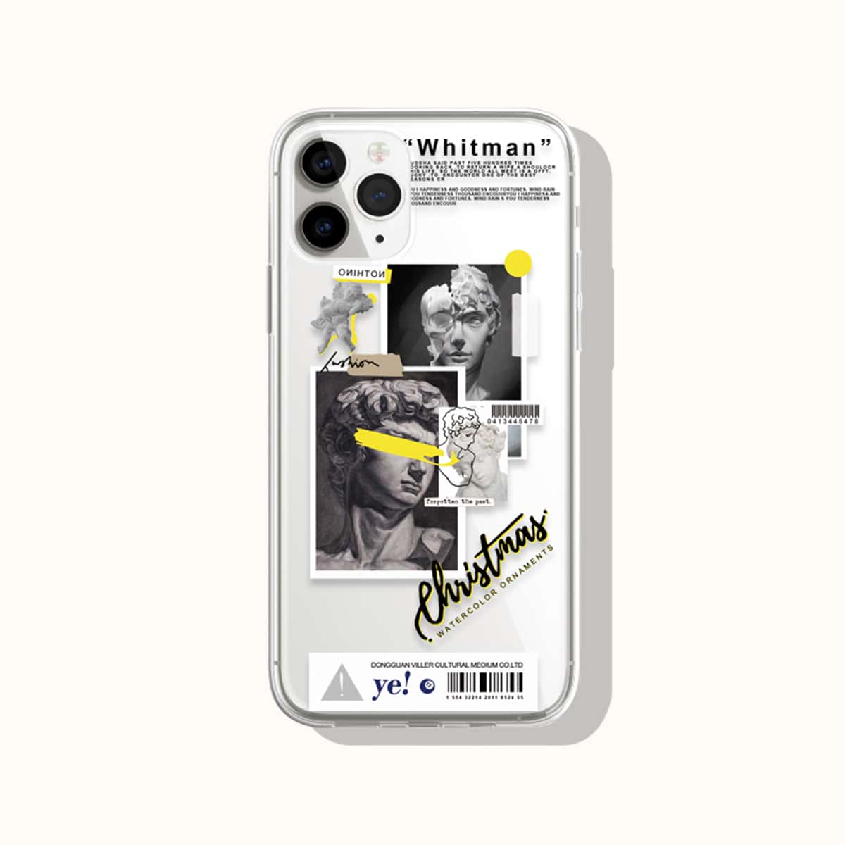 

Statue Pattern Phone Case, Multicolor