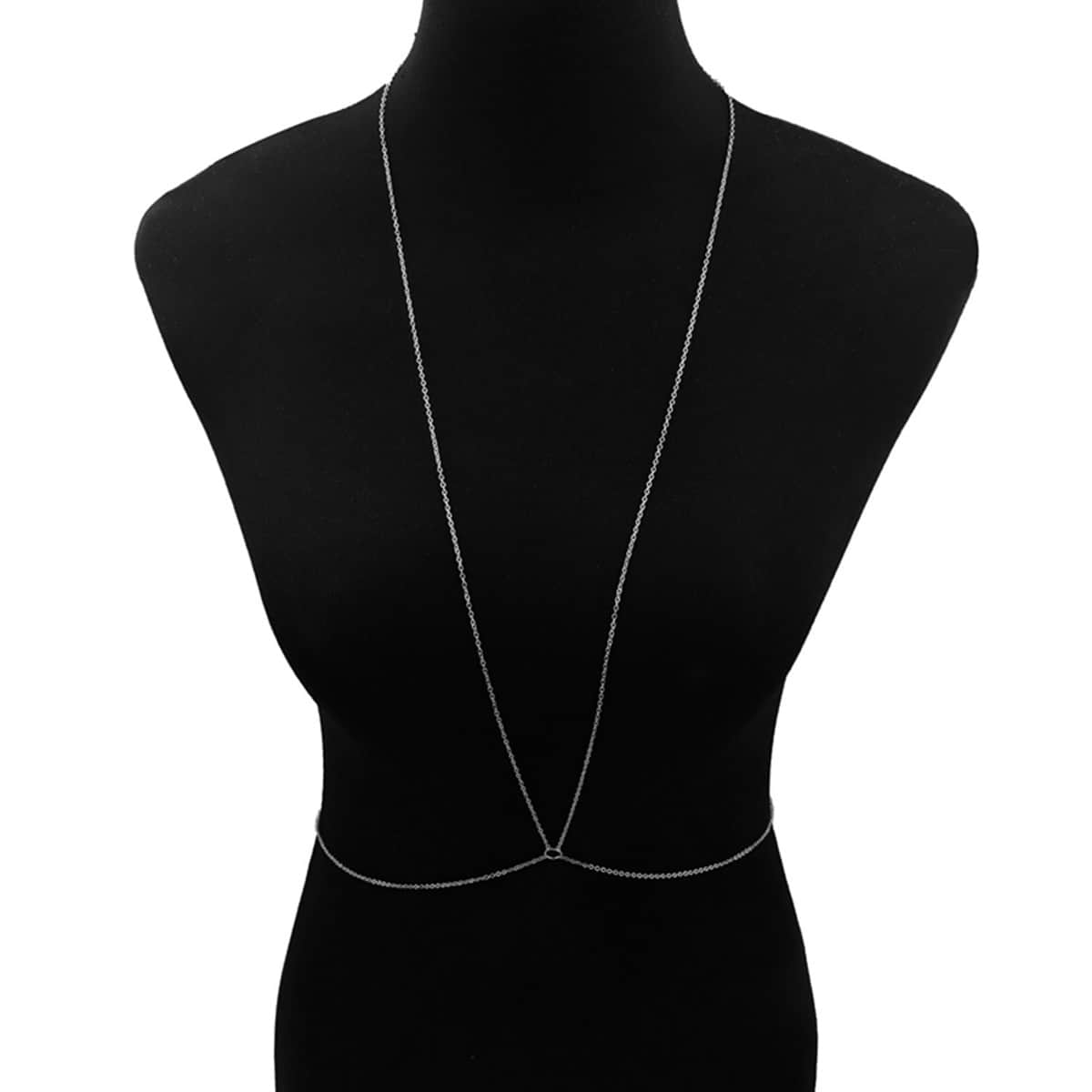 

Ring Decor Body Chain, Silver