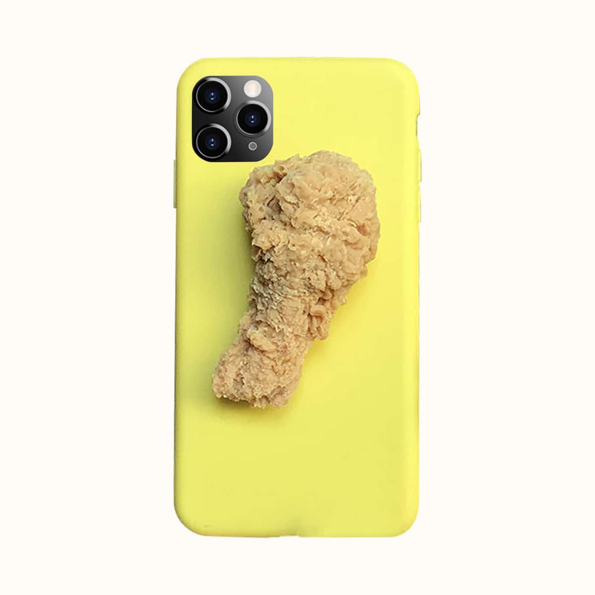 

Simulation Chicken Leg Phone Case, Yellow
