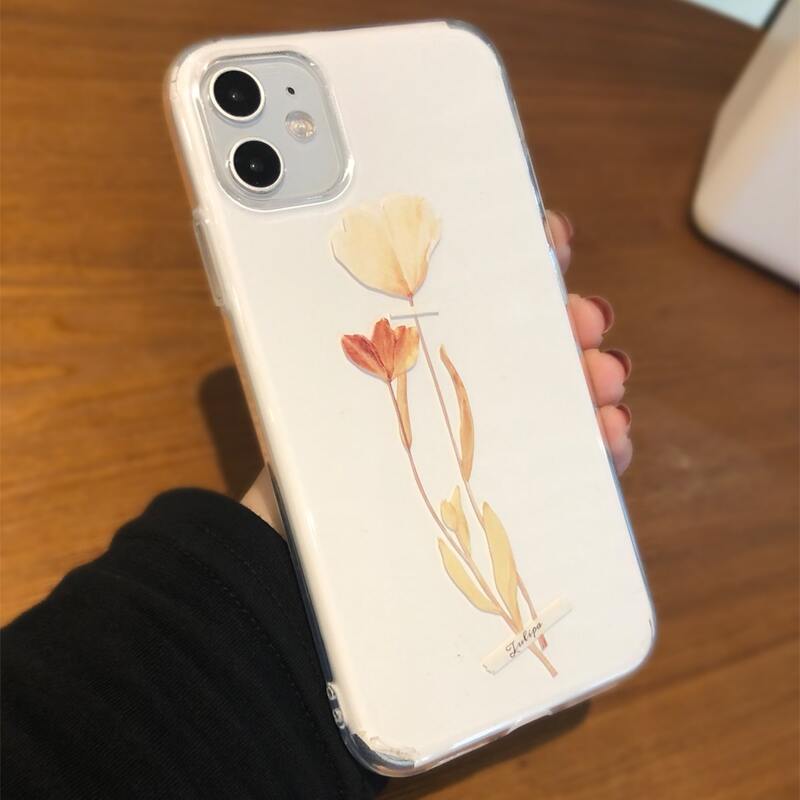 

Floral Clear Phone Case