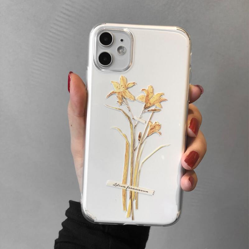 

Floral Clear Phone Case