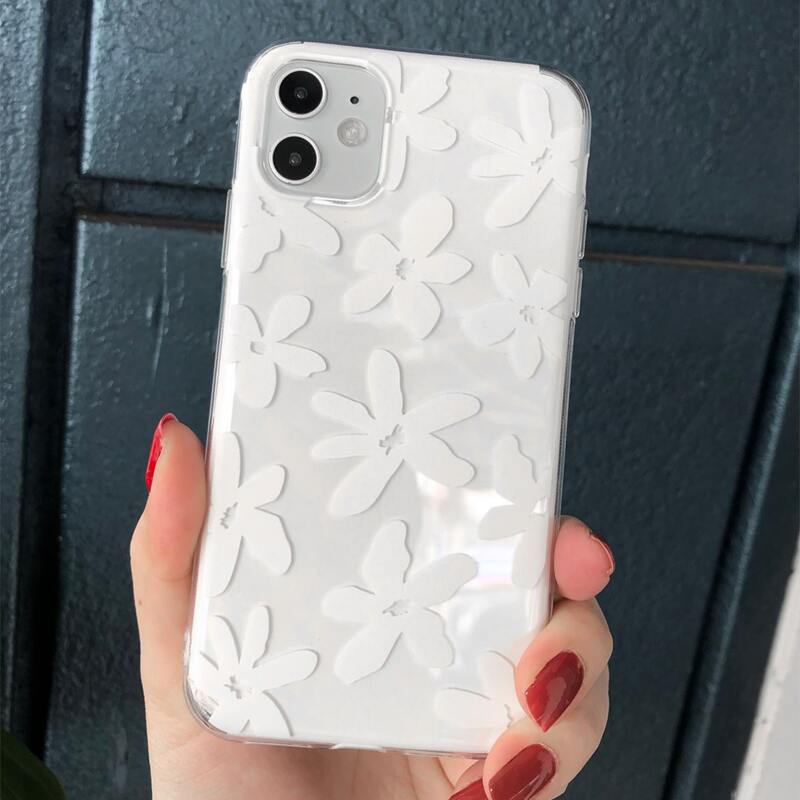 

Floral Clear Phone Case