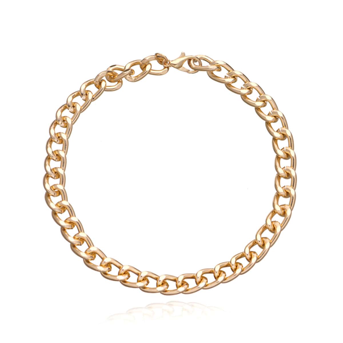 

Simple Chain Anklet, Gold
