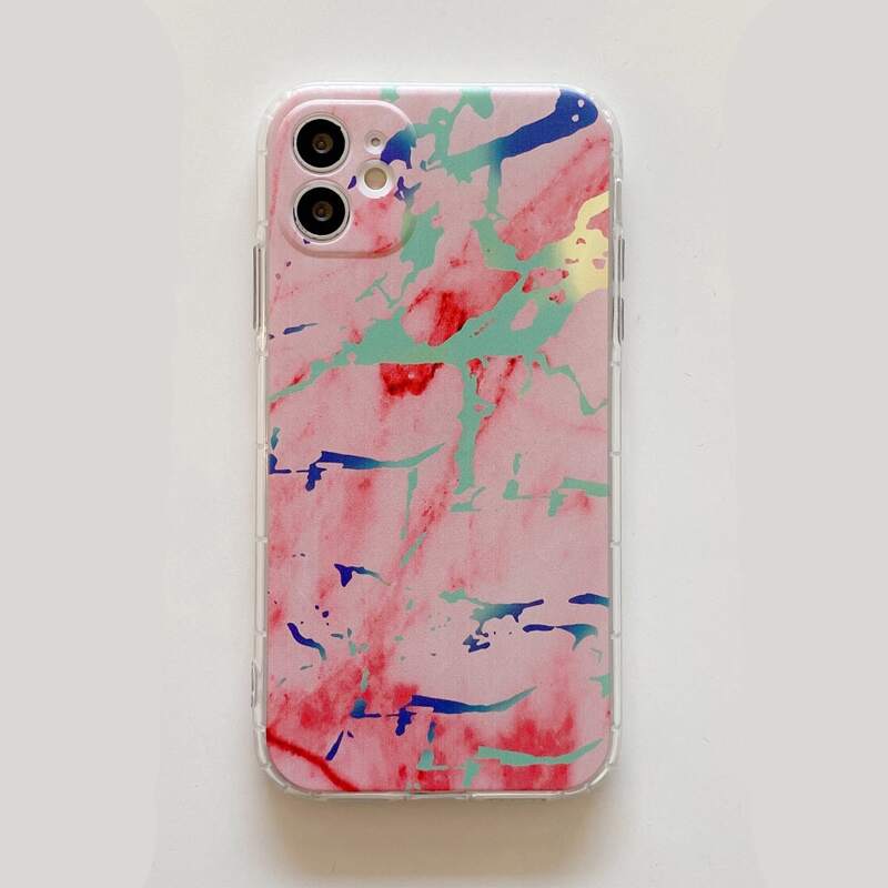 

Marble Pattern Phone Case, Pink