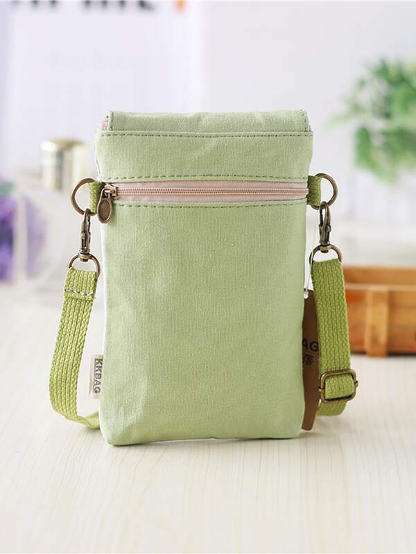 Figure & Animal Graphic Flap Crossbody Bag SHEIN USA