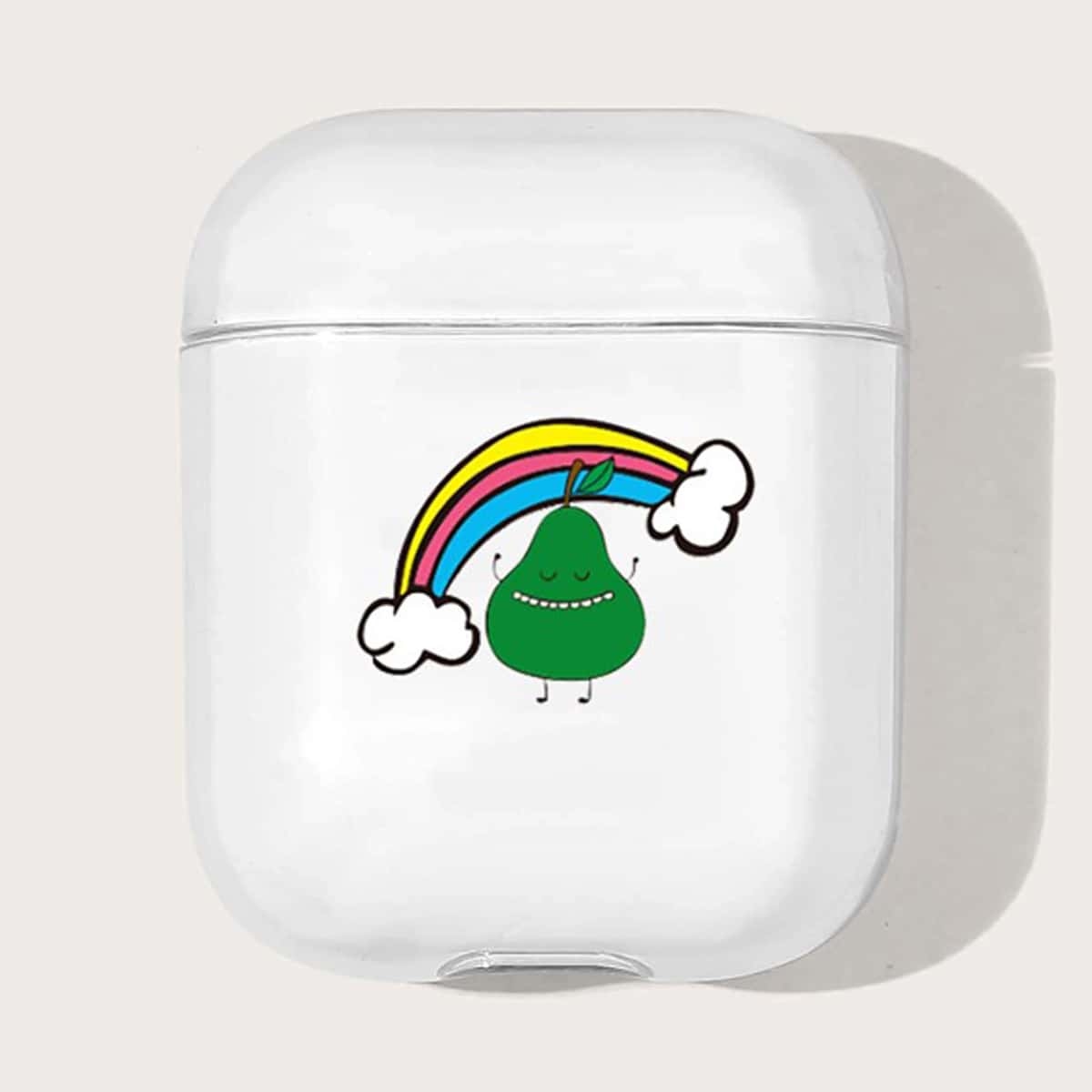 

Fruit & Rainbow Print AirPods Case, Multicolor