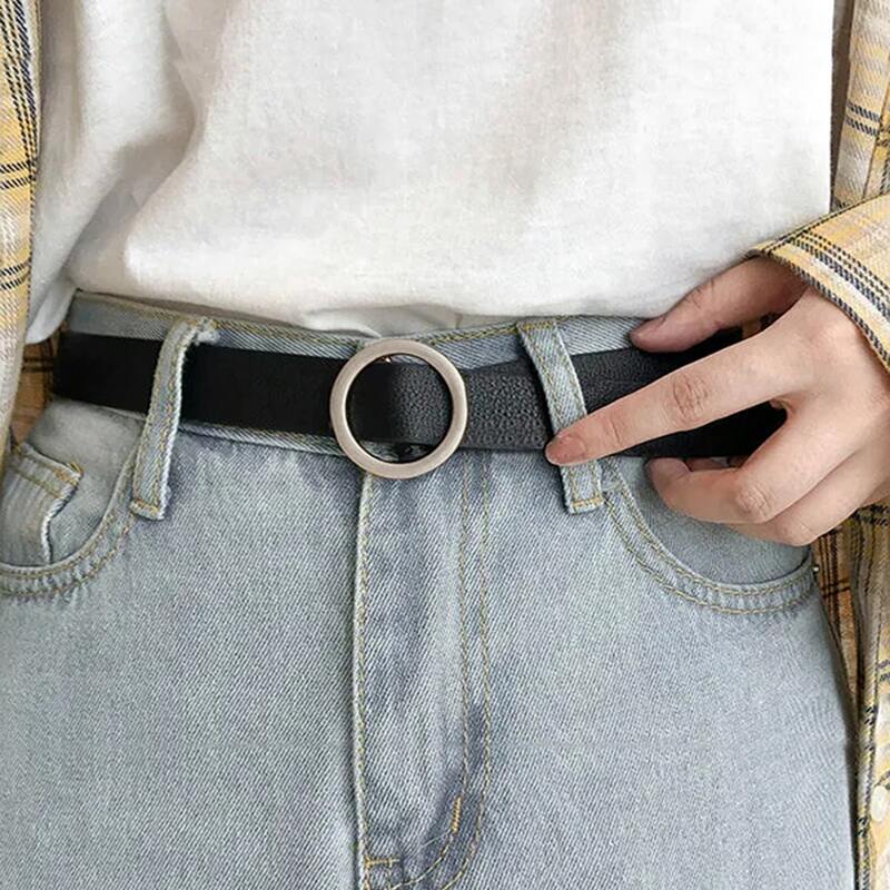 

Faux Leather Belt, Black