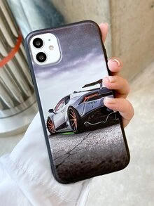 1入組汽車圖案iphone手機殼 - 彩色 - 查看 2
