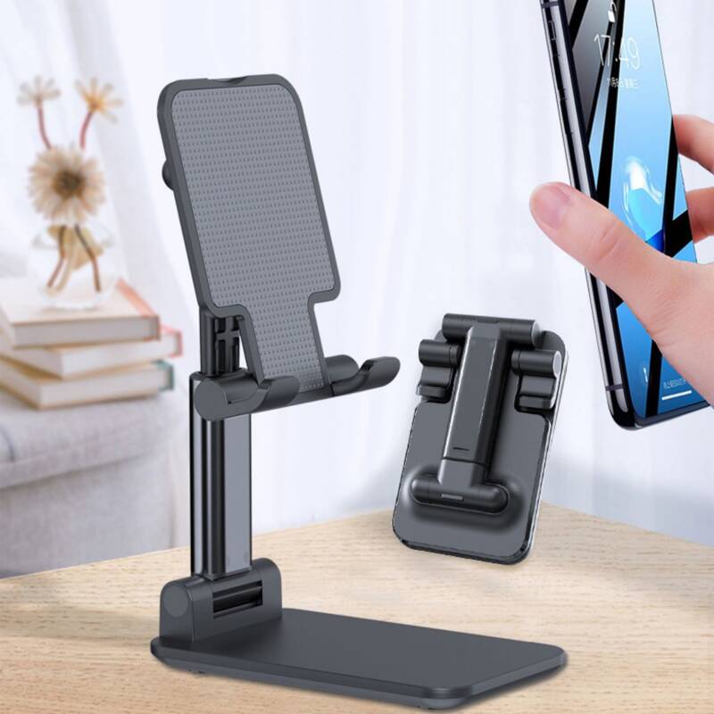 

1pc Desktop Phone Holder, Black