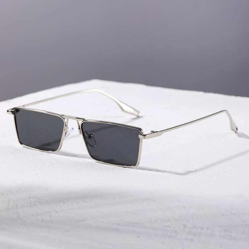 

Guys Rectangle Frame Sunglasses, Grey