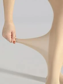 Quần tất trơn 60D dành cho sản phụ - Màu be - Xem 4