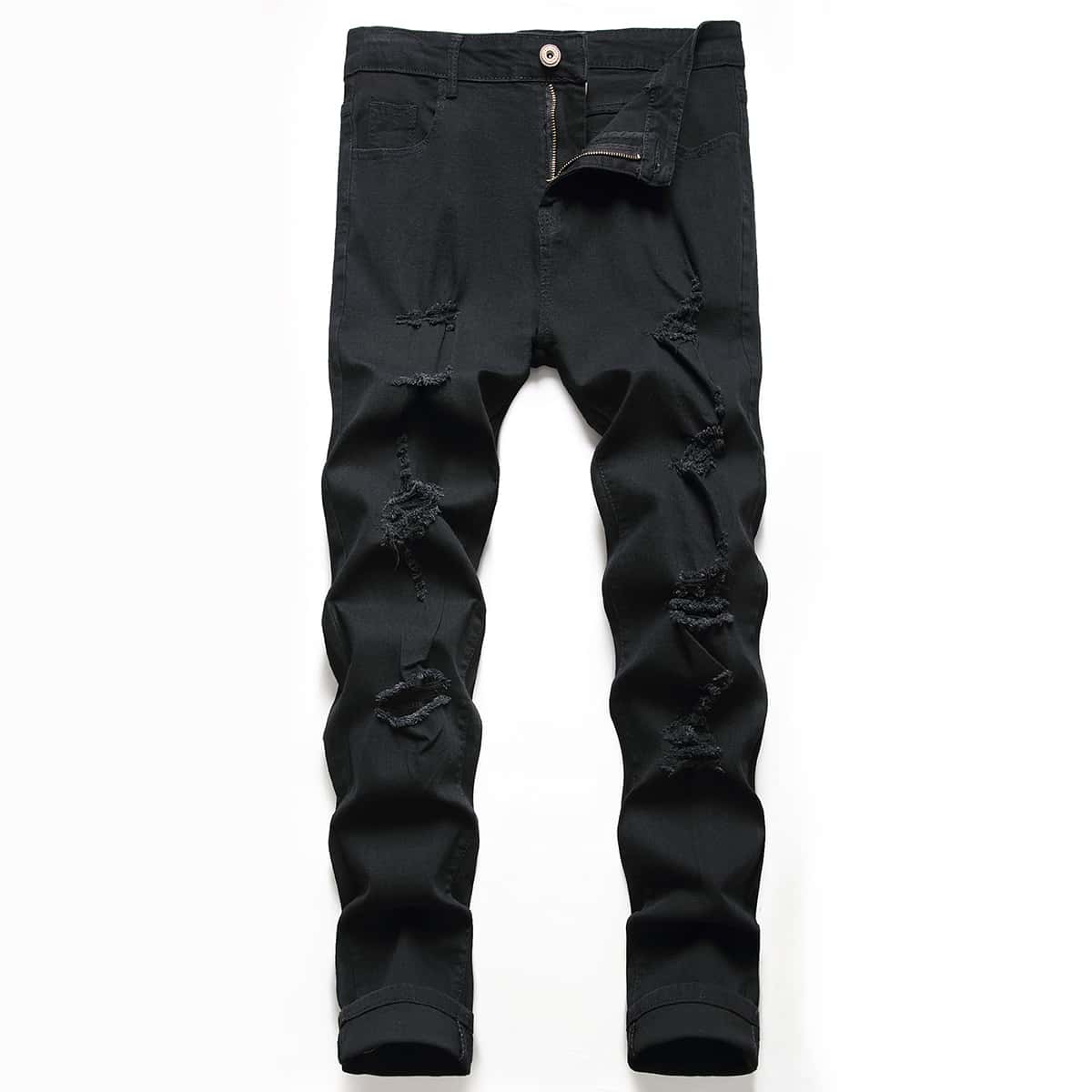 

Guys Ripped Jeans, Black