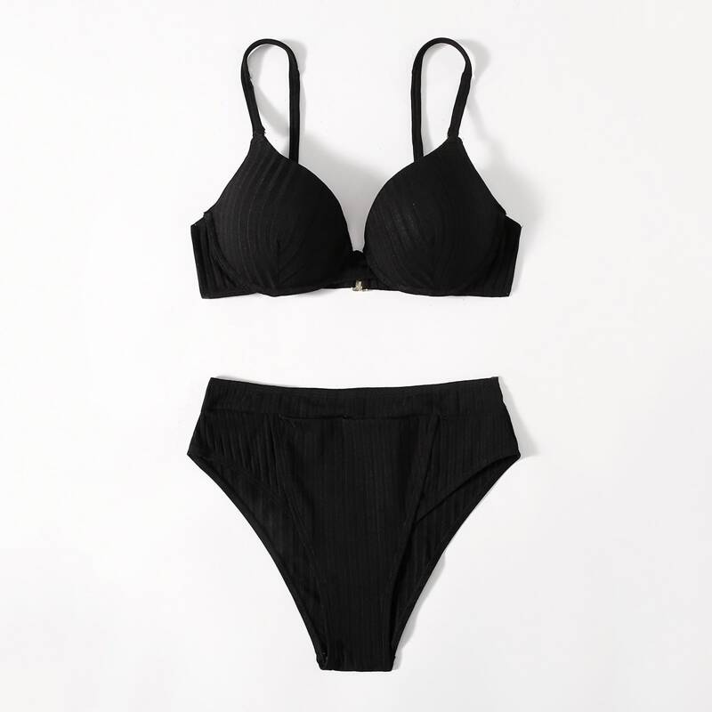 

Push Up Bikini Swimsuit, Black