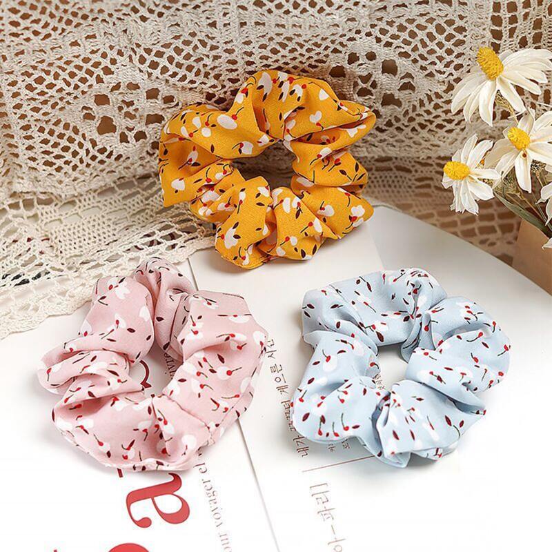

3pcs Ditsy Floral Scrunchie, Multicolor